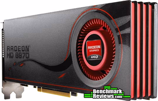 AMD Radeon HD 6970 Video Card Rear, corner view