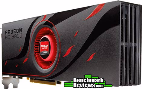 AMD Radeon HD 6990 Rear, angle view