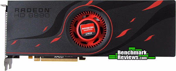 AMD Radeon HD 6990, top view