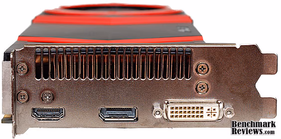 ASUS EAH5870v2 Video Card IO Panel