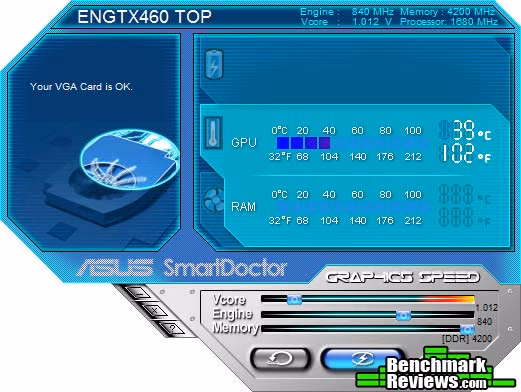ASUS SmartDoctor GeForce GTX460