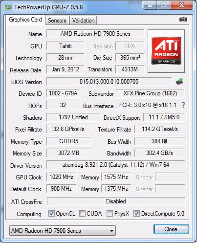 XFX r7950 Black Edition Oc