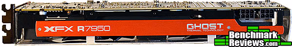 XFX r7950 Black Edition, top view