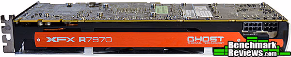 XFX r7970 Black Edition, top view