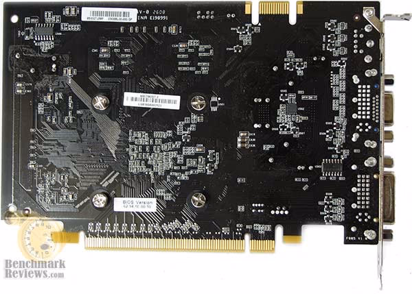 Foxconn GeForce 9500 GT PCB, bottom view