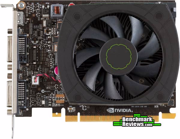 NVIDIA GeForce GTX 650Ti, top view