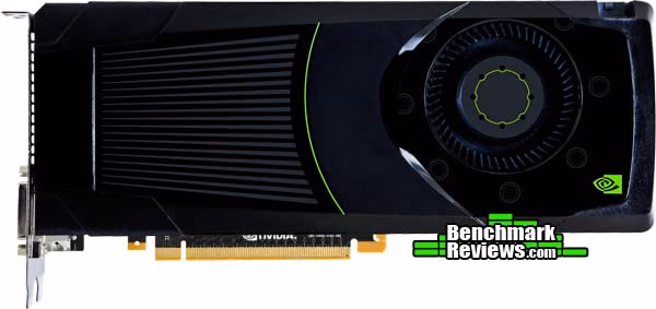 NVIDIA GeForce GTX 680 Video Card, top view