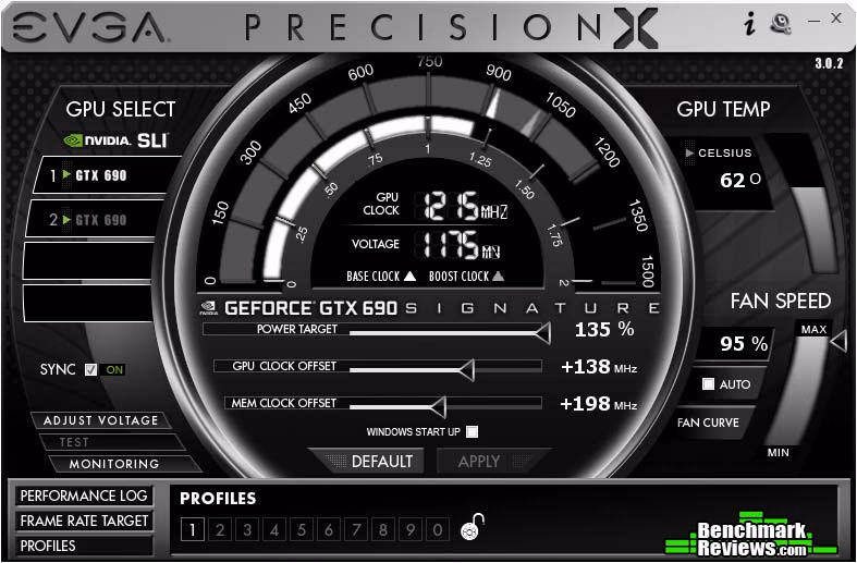 NVIDIA GeForce GTX 690 EVGA PrecisionX OC