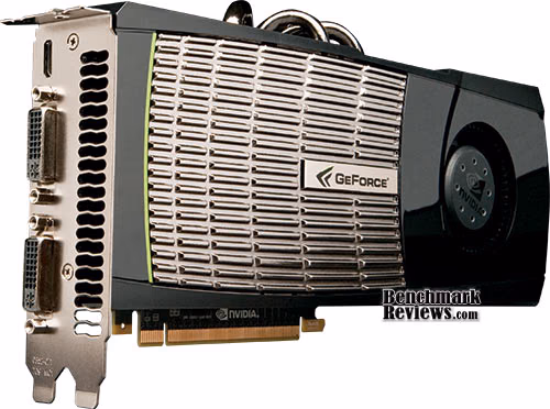 NVIDIA GeForce GTX 480 Video Card, angle view