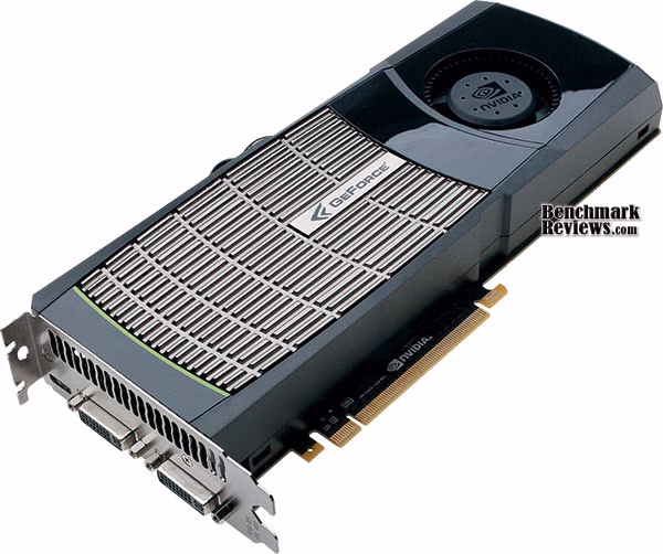 NVIDIA GeForce GTX 480 Video Card, corner view