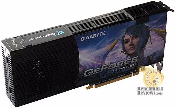 GeForce 9800 GX2 Front Standing