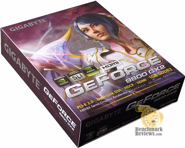 GeForce 9800 GX2 Retail, box