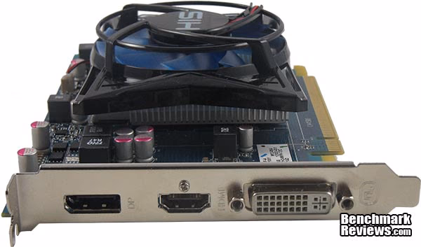 HIS Radeon HD7750 iCooler 1GB Video Card Outputs