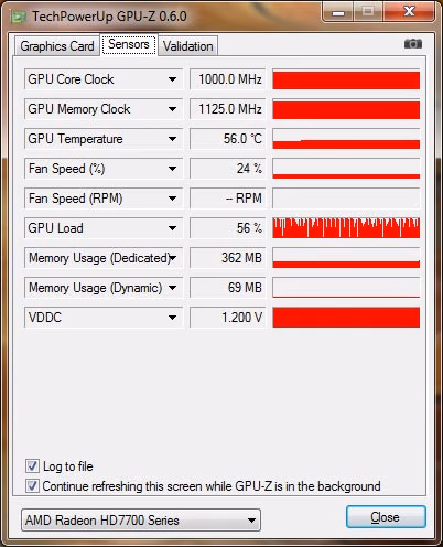 HIS HD7770 iCooler 1GB GPU Z Load