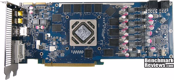HIS HD7950 IceQ Turbo 3GB PCB, front view