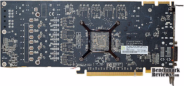 XFX HD 5830 Video Card Back View