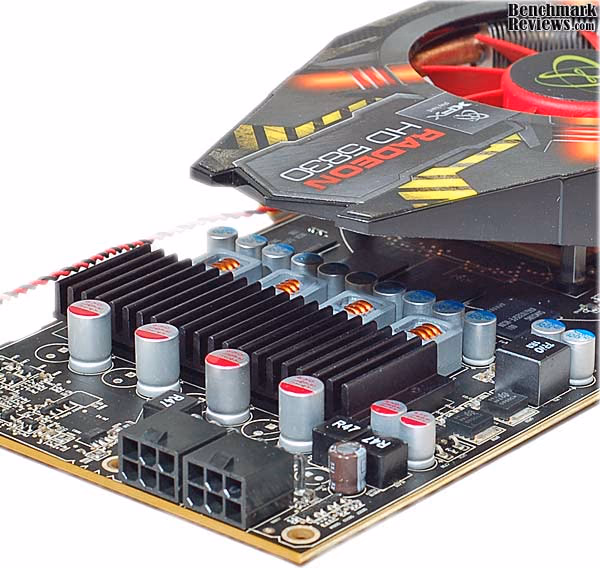 XFX HD 5830 Video Card Power End