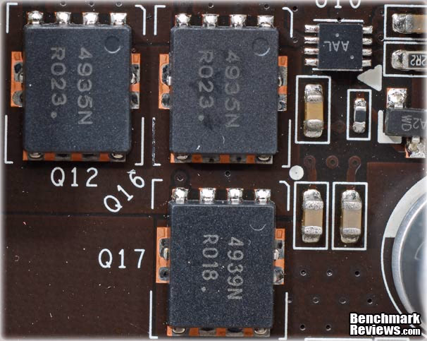 MSI N460GTX Cyclone 1GD5 OC Power MOSFETs