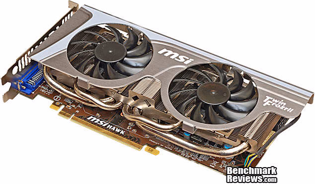 MSI N460GTX HAWK Video Card, bottom view