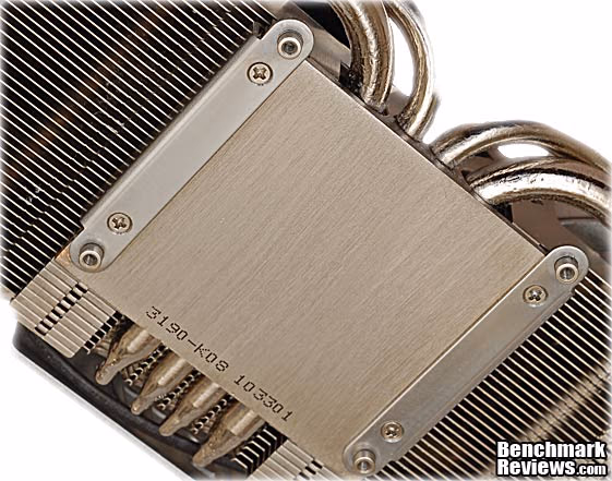 MSI N460GTX HAWK Video Card HSF Plate Clean