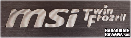 MSI N460GTX HAWK Video Card MSI Nameplate