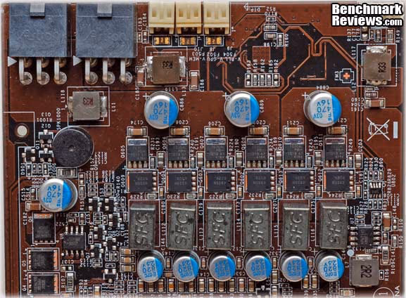 MSI N460GTX HAWK Video Card Power Section