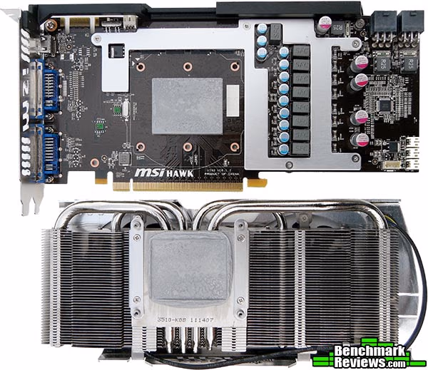 MSI N560GTX Ti Hawk Cooler Removed