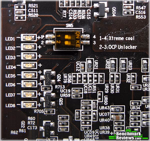 MSI N560GTX Ti Hawk PWM LEDs