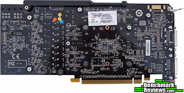MSI N560GTX Ti Hawk Rear PCB