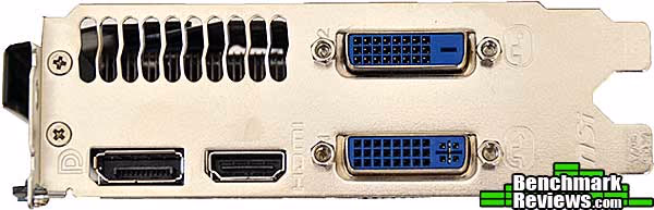 MSI n660ti Pe, connectors