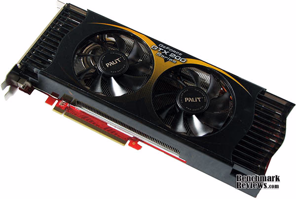 Palit GTX 260 Sonic, corner view
