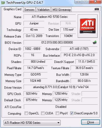 PC AX5770 PPG GPU Z OC