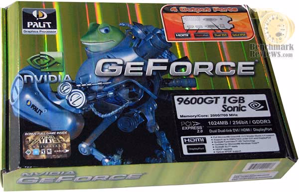 Palit 9600 GT Retail, package