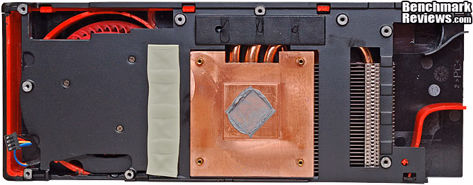 MSi R6870 Radeon Video Card HSF, bottom view