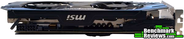 MSI R7870 Hawk, top view