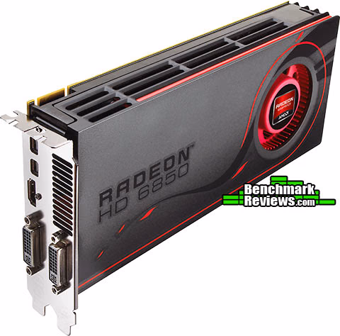 AMD Radeon HD 6850 Front, corner view