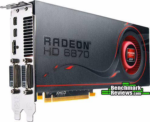 AMD Radeon HD 6870 Front, angle view