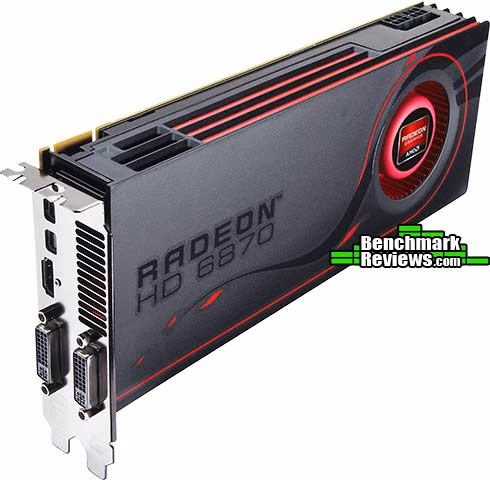 AMD Radeon HD 6870 Front, corner view