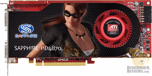 Sapphire Radeon HD 4870, top view