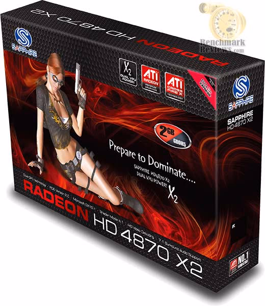 Sapphire Radeon 4870 X2 Retail, package