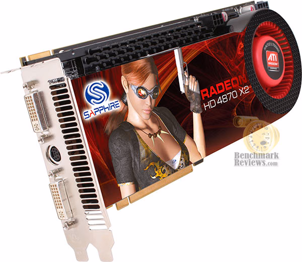 Sapphire Radeon HD 4870 X2 Upright