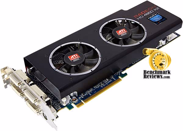 Sapphire Radeon HD 4850 X2, angle view