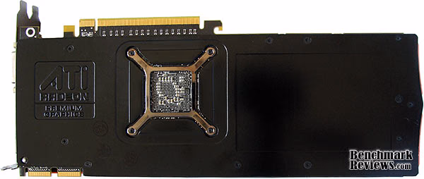 AMD ATI Radeon Hd 5870 Video Card Bottom, underside view