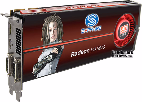 Sapphire Radeon Hd 5870 Video Card Upright