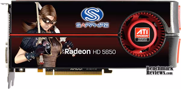 Sapphire Radeon Hd 5850 Video Card, top view