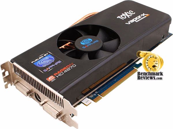 Sapphire 4870 Toxic Front, corner view