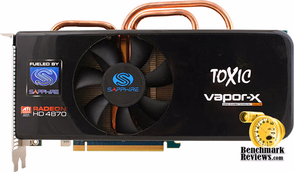 Sapphire 4870 Toxic, top view