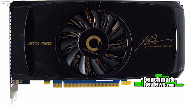 PNY GeForce GTX 480 XLR8, top view