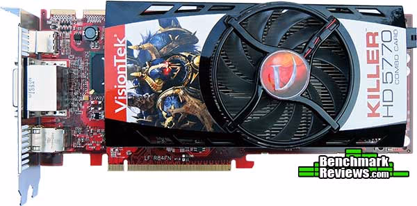 VisionTek Killer HD5770 Combo Card Top View