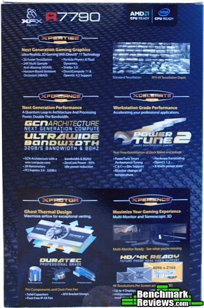 XFX Radeon R7790 Box, back view